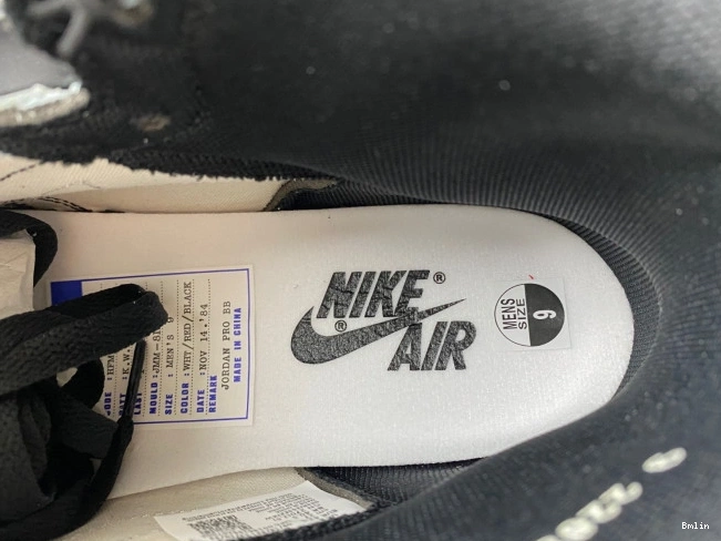 Bmlin Shoes Retro (2023) High White Jordan Black 85 1 BQ4422-001 0824